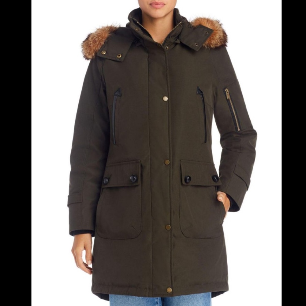 Pendleton Jackson Down Parka with Fur Hood